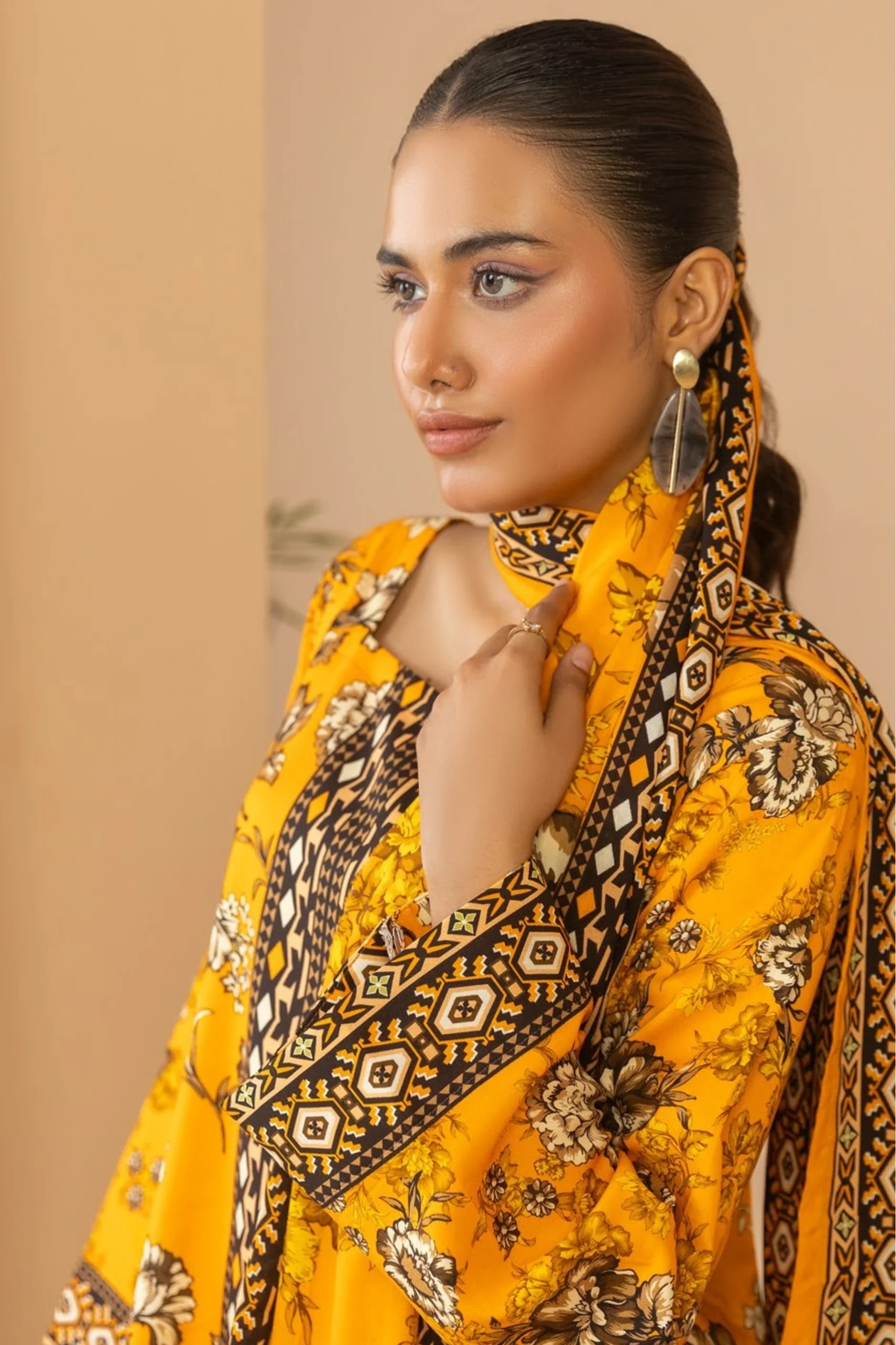 Rang Preet Digital Printed Linen 3PC - Image 6