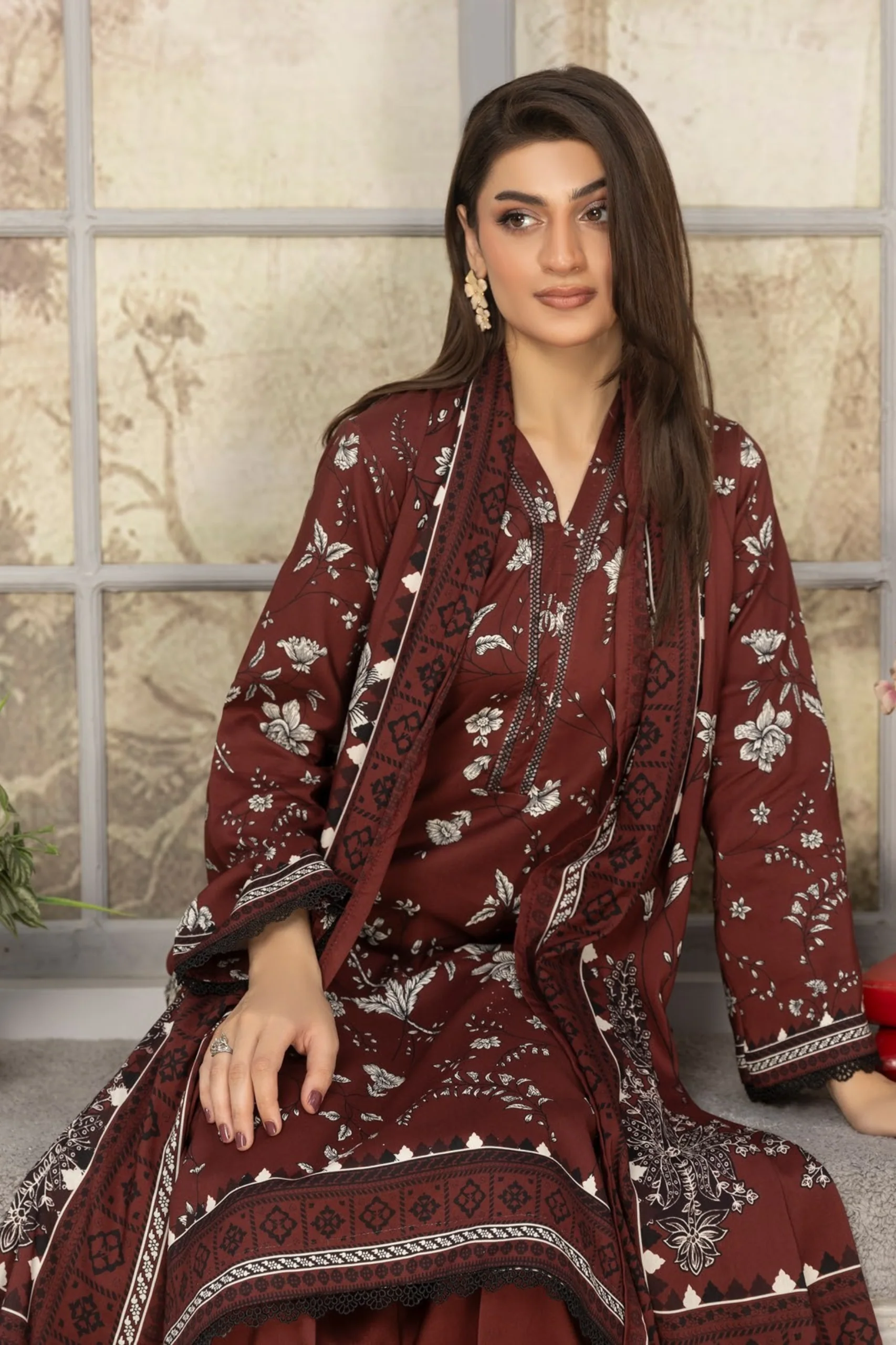 Rang Preet Digital Printed Linen 3PC - Image 4