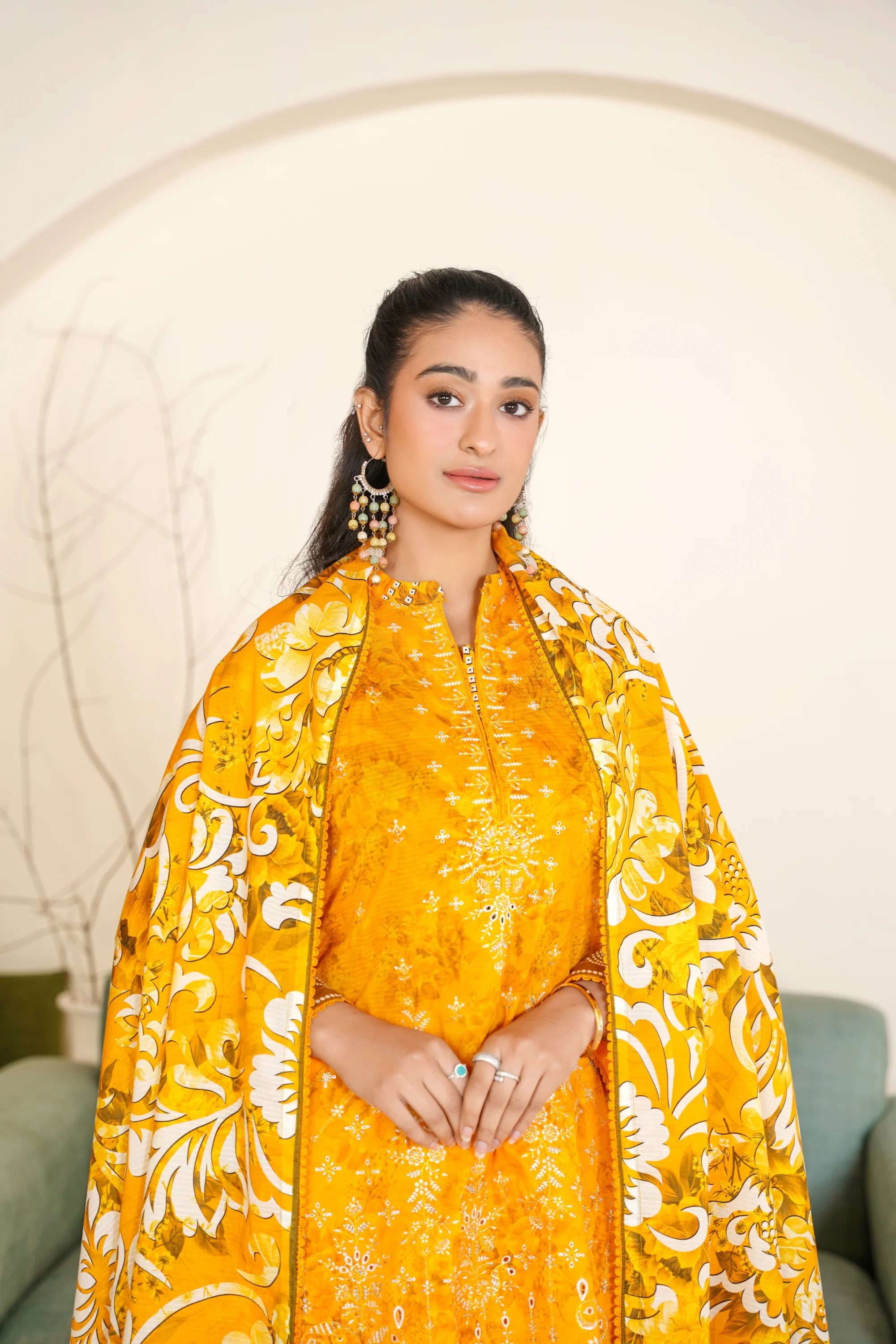 Rang Reza By Anaya Noor Embroidered Bana Dora 3PC - Image 5