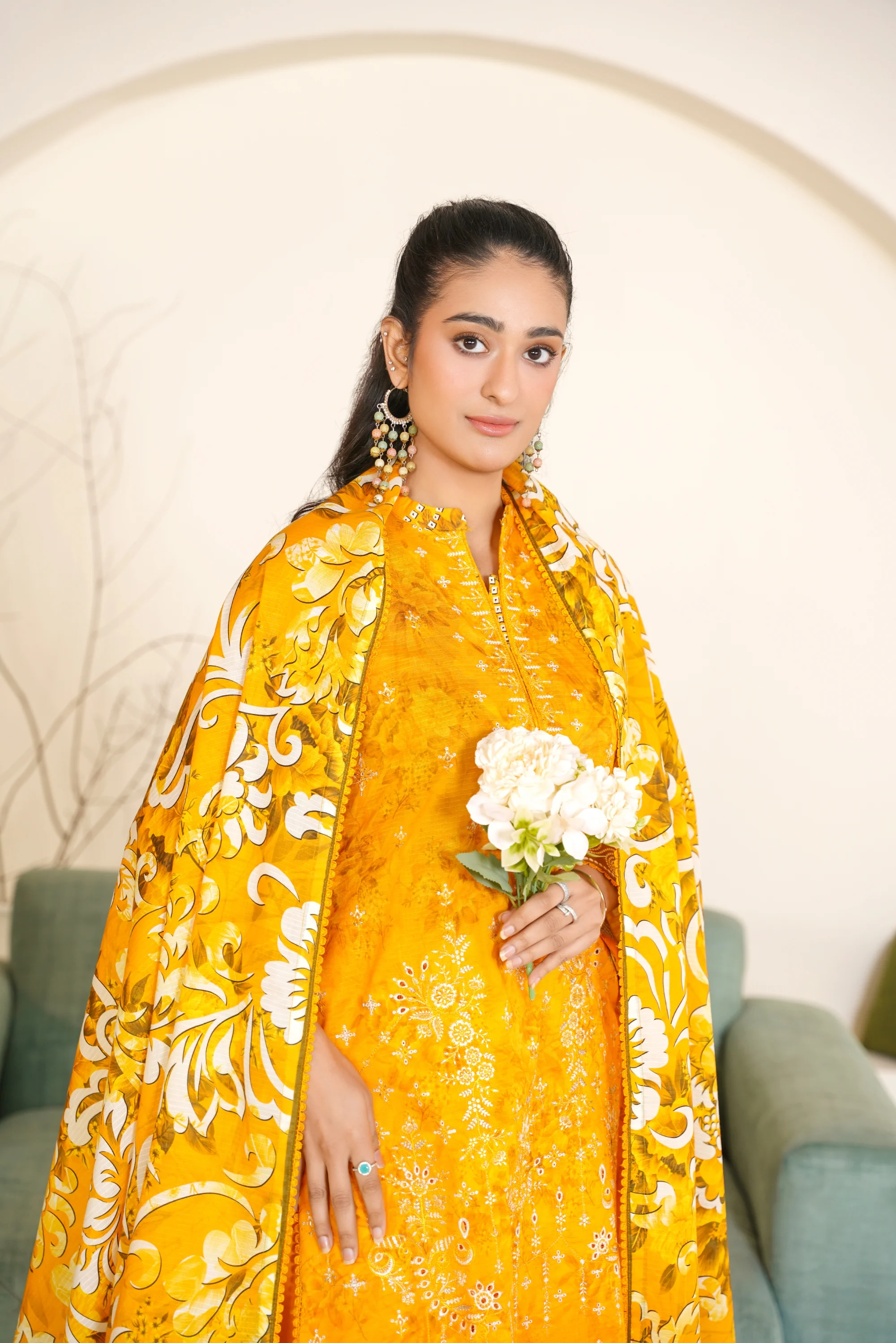 Rang Reza By Anaya Noor Embroidered Bana Dora 3PC - Image 6