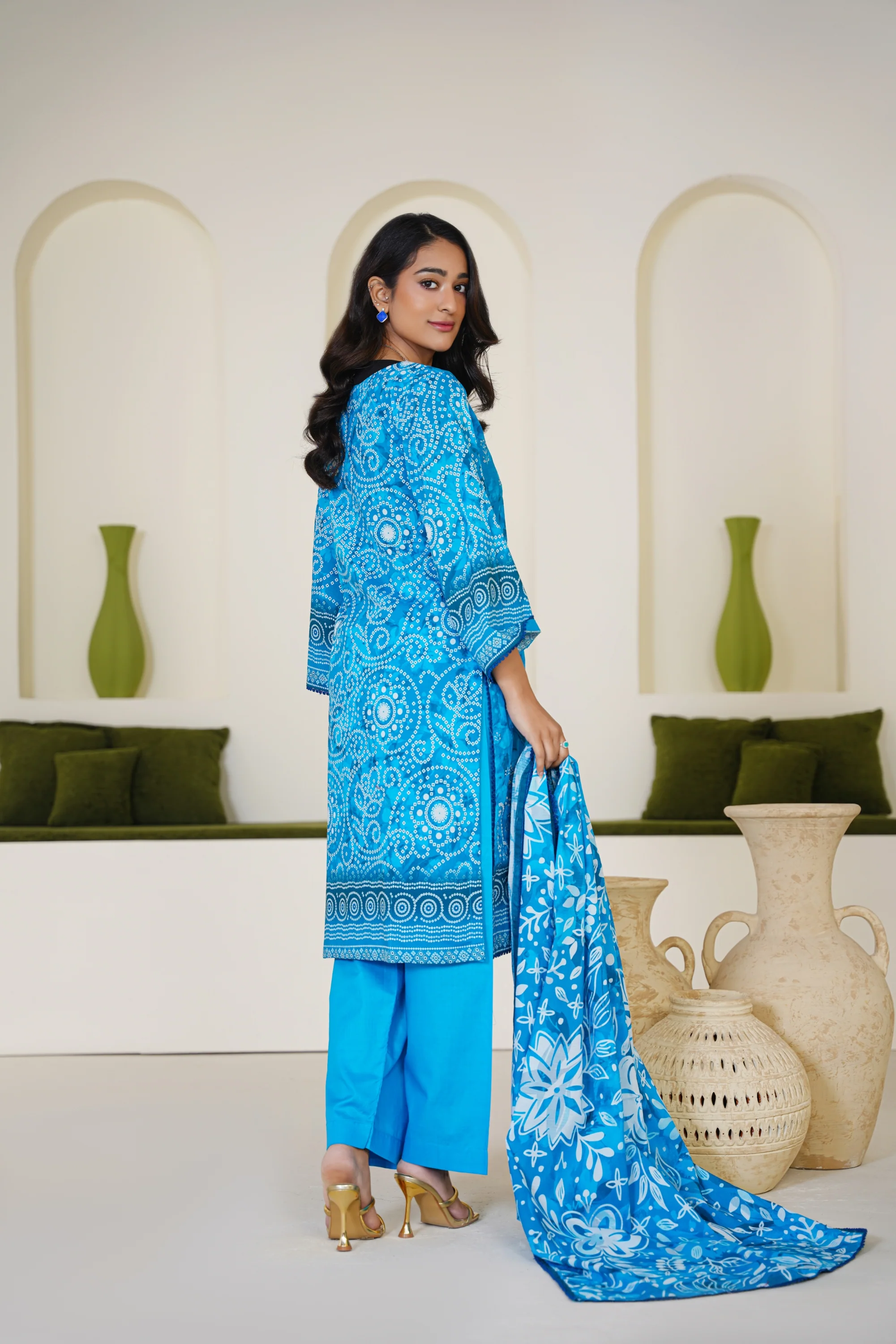 Rang Reza By Anaya Noor Embroidered Bana Dora 3PC - Image 4