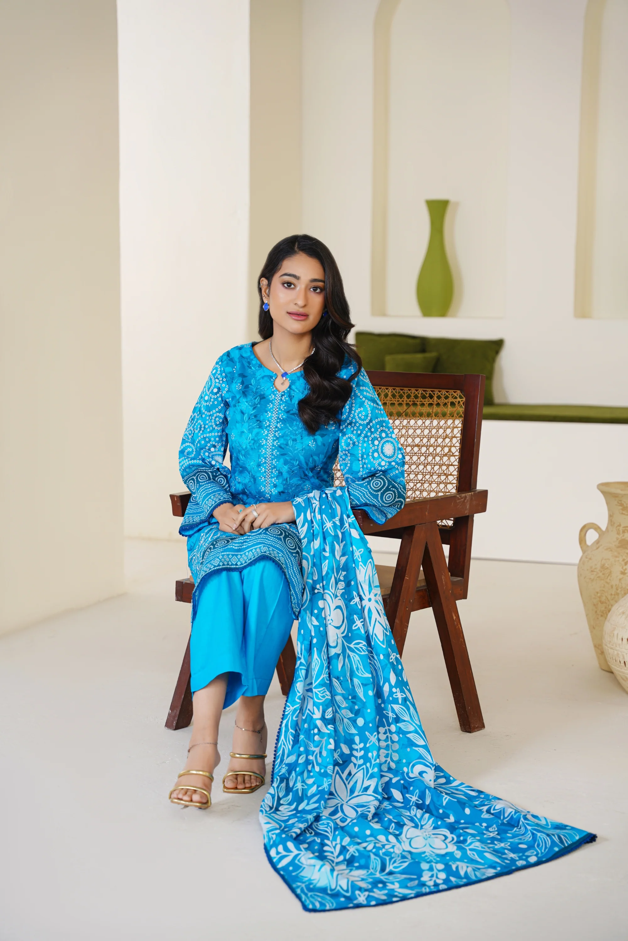 Rang Reza By Anaya Noor Embroidered Bana Dora 3PC - Image 6