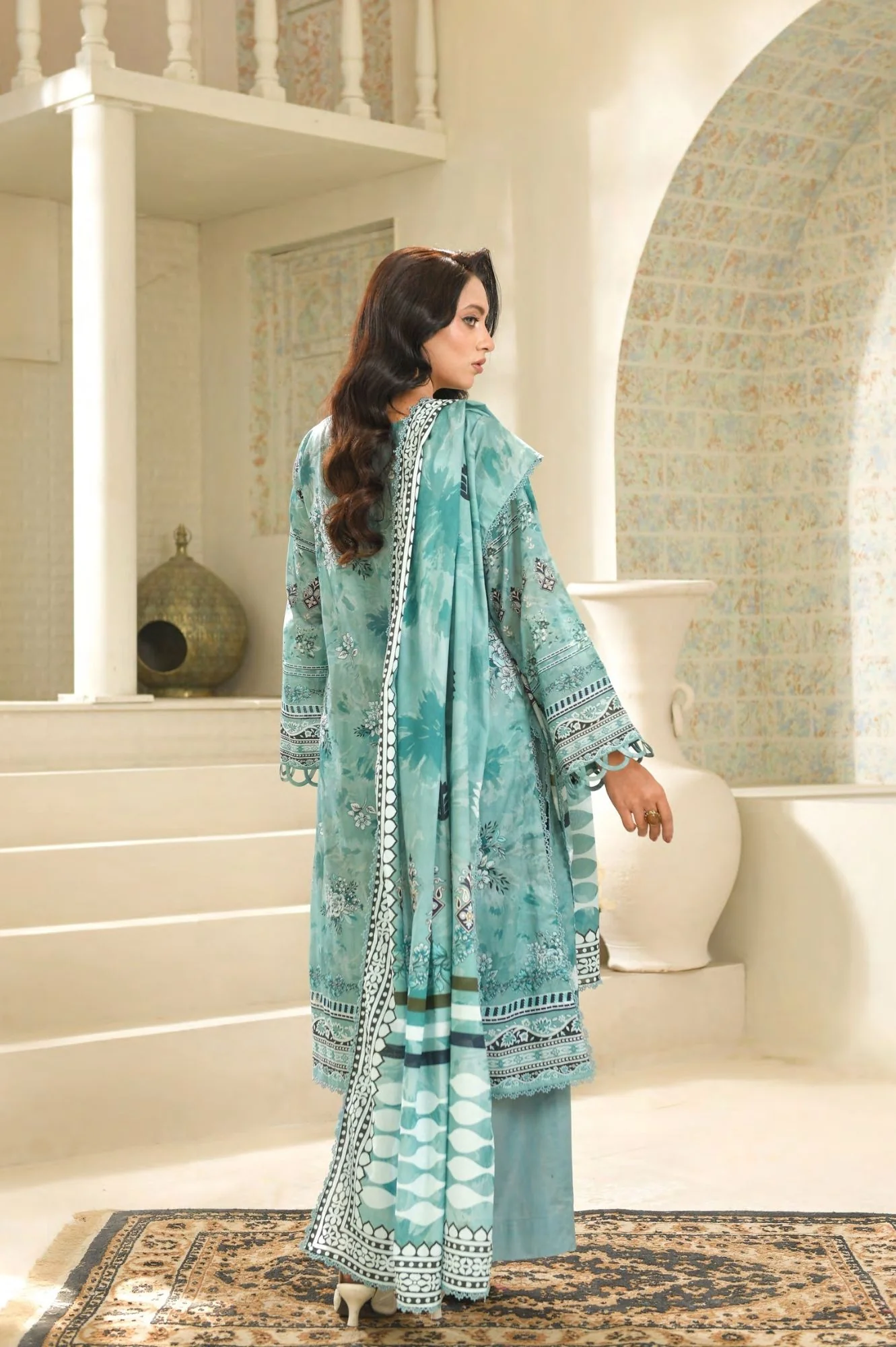 Reemse Digital Printed Lawn 3PC - Image 2