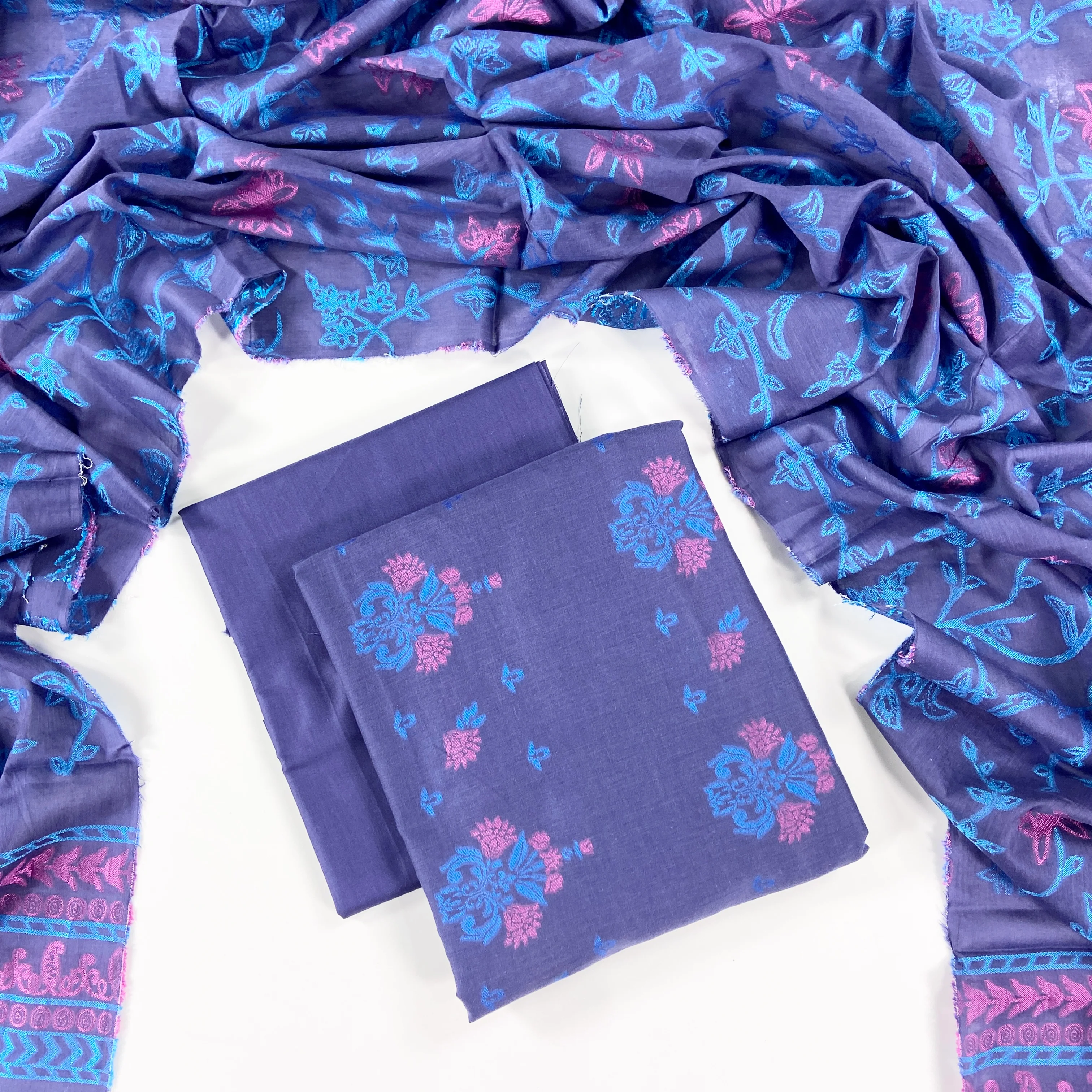 Sapphire Premium Jacqaurd Lawn 3PC