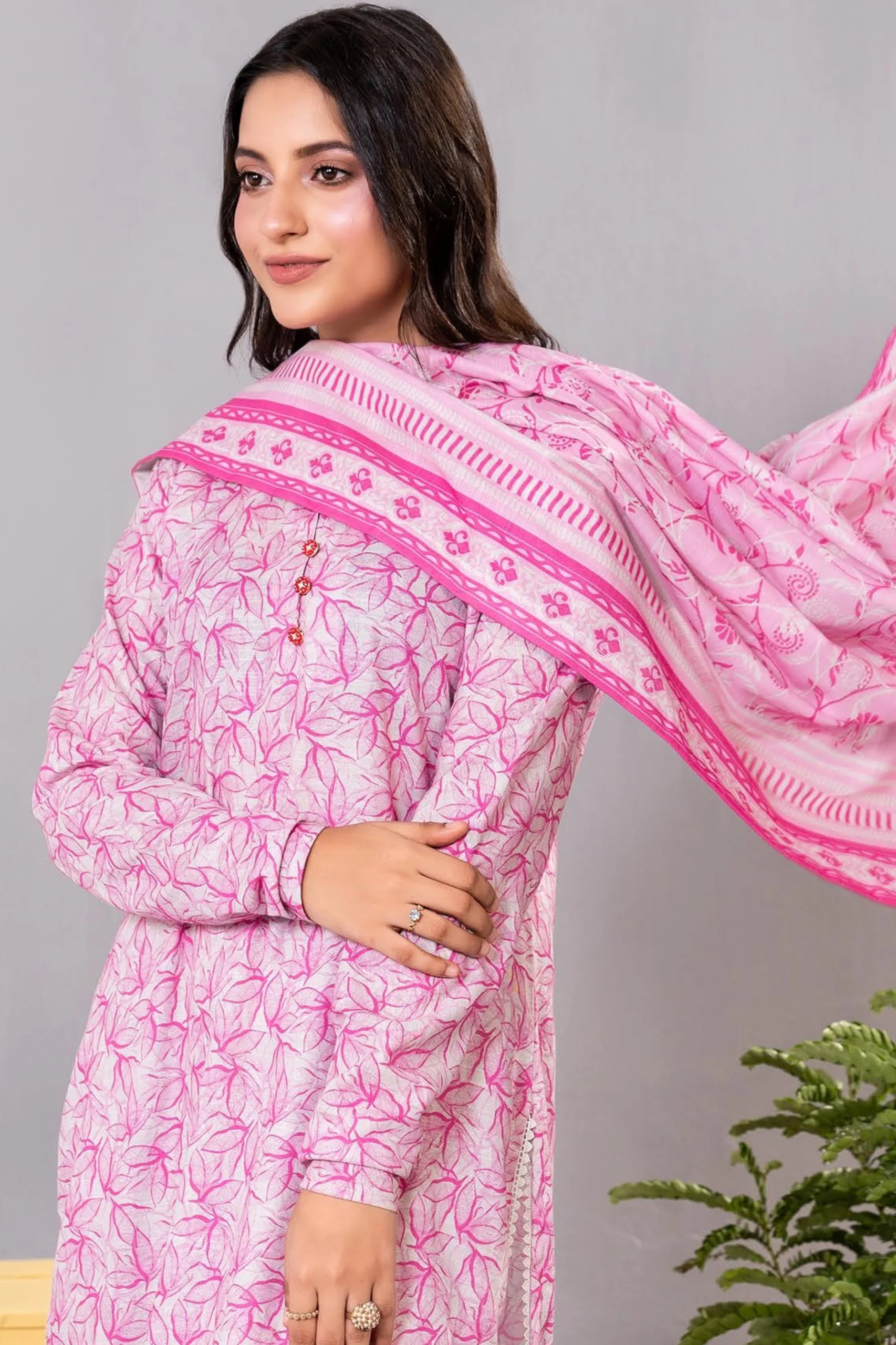 Sohaye By Diners Premium Khaddar 3PC - Image 2