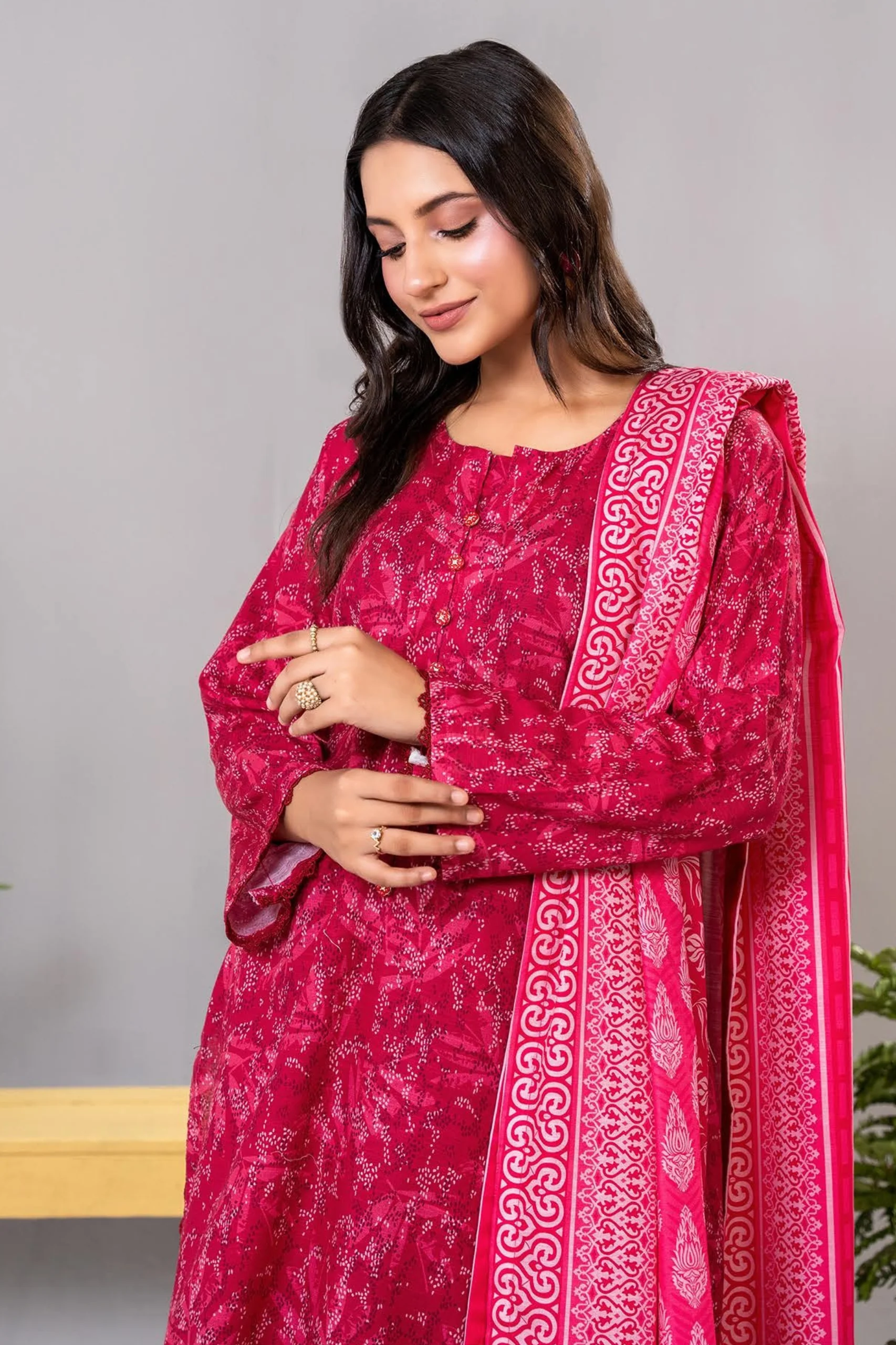 Sohaye By Diners Premium Khaddar 3PC - Image 2
