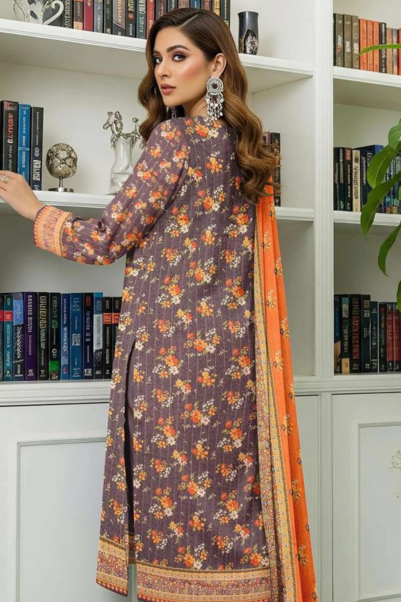 Zara Ali Printed Dobby 3PC - Image 2