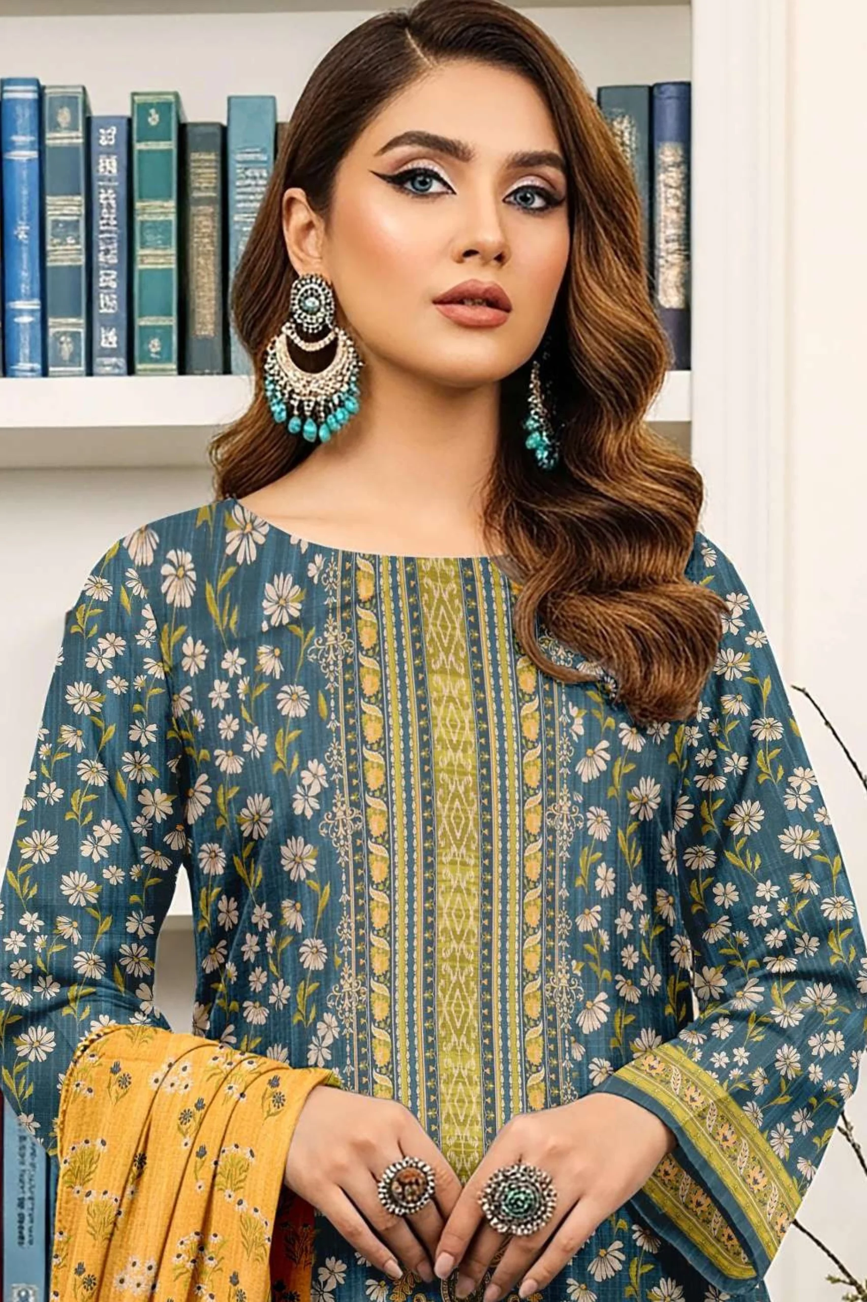 Zara Ali Printed Dobby 3PC - Image 4