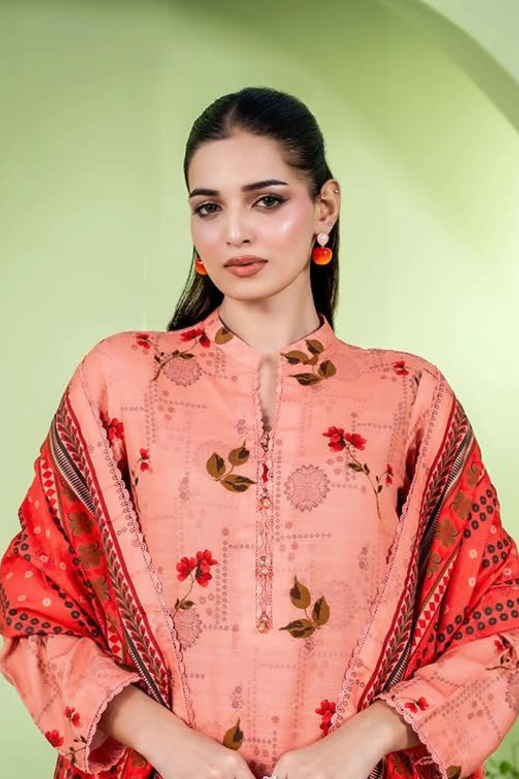 Zesh Coco AirJet Printed Khaddar 3PC - Image 2