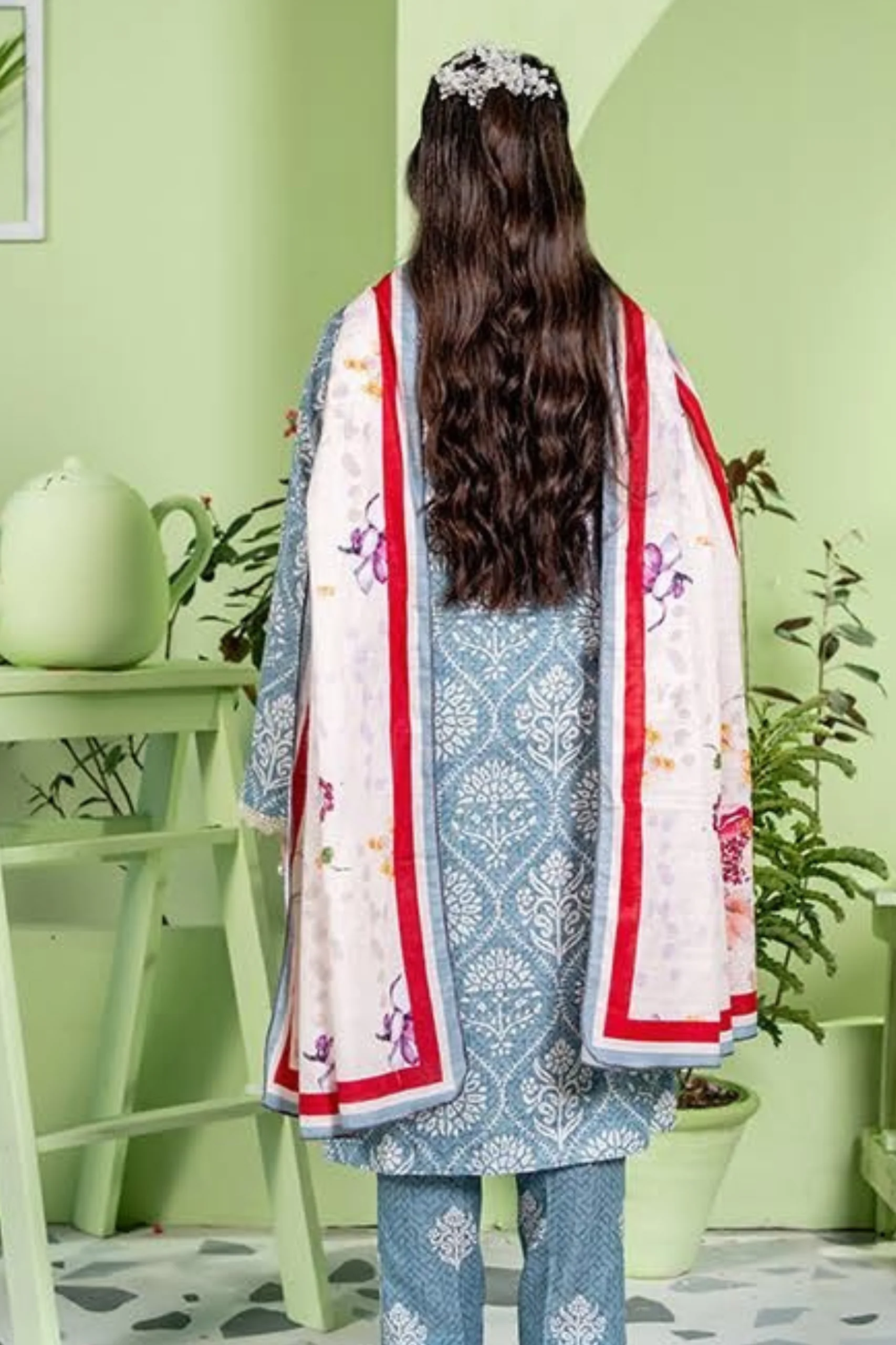 Zesh Coco AirJet Printed Khaddar 3PC - Image 3