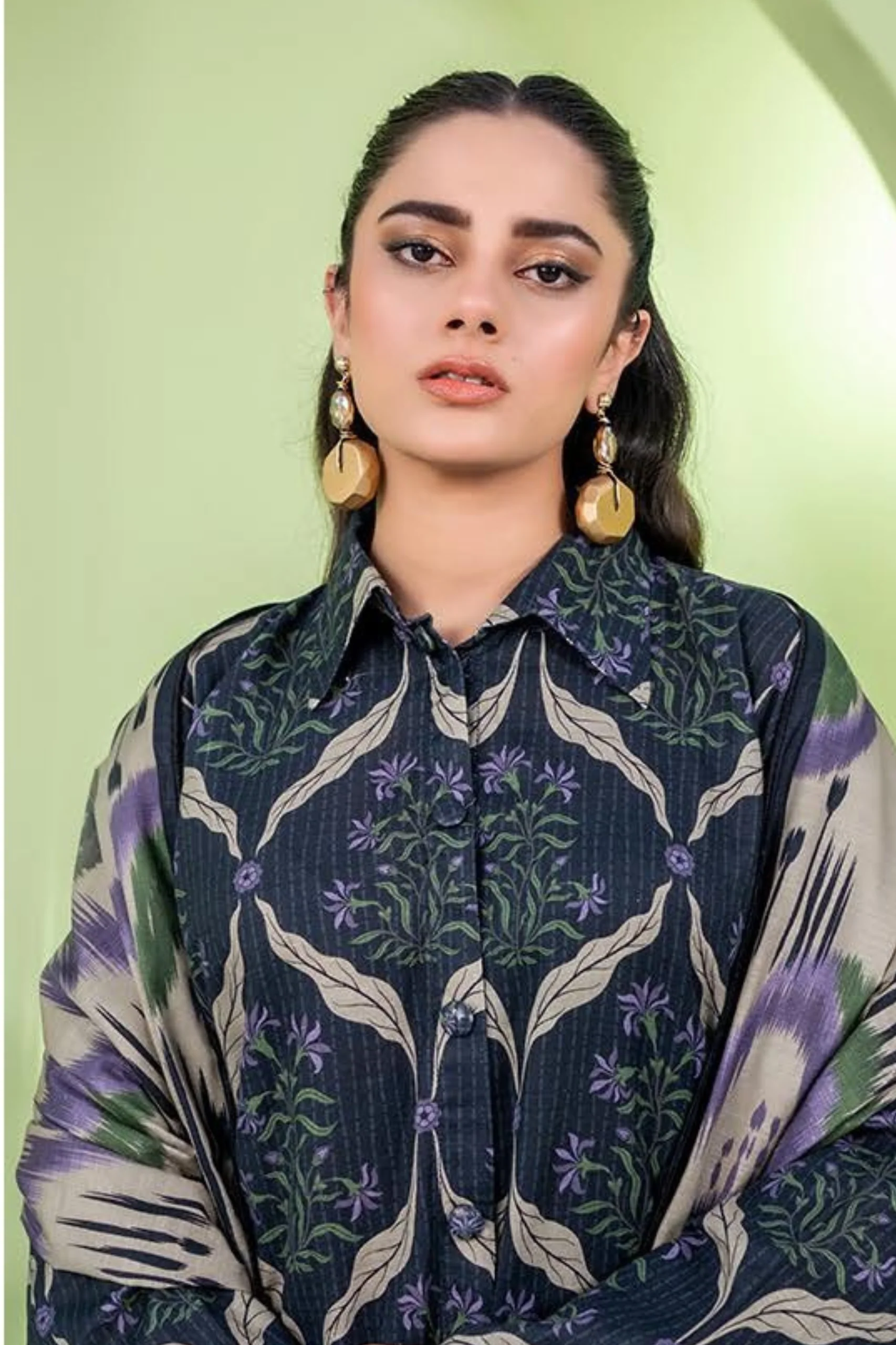 Zesh Coco AirJet Printed Khaddar 3PC - Image 2