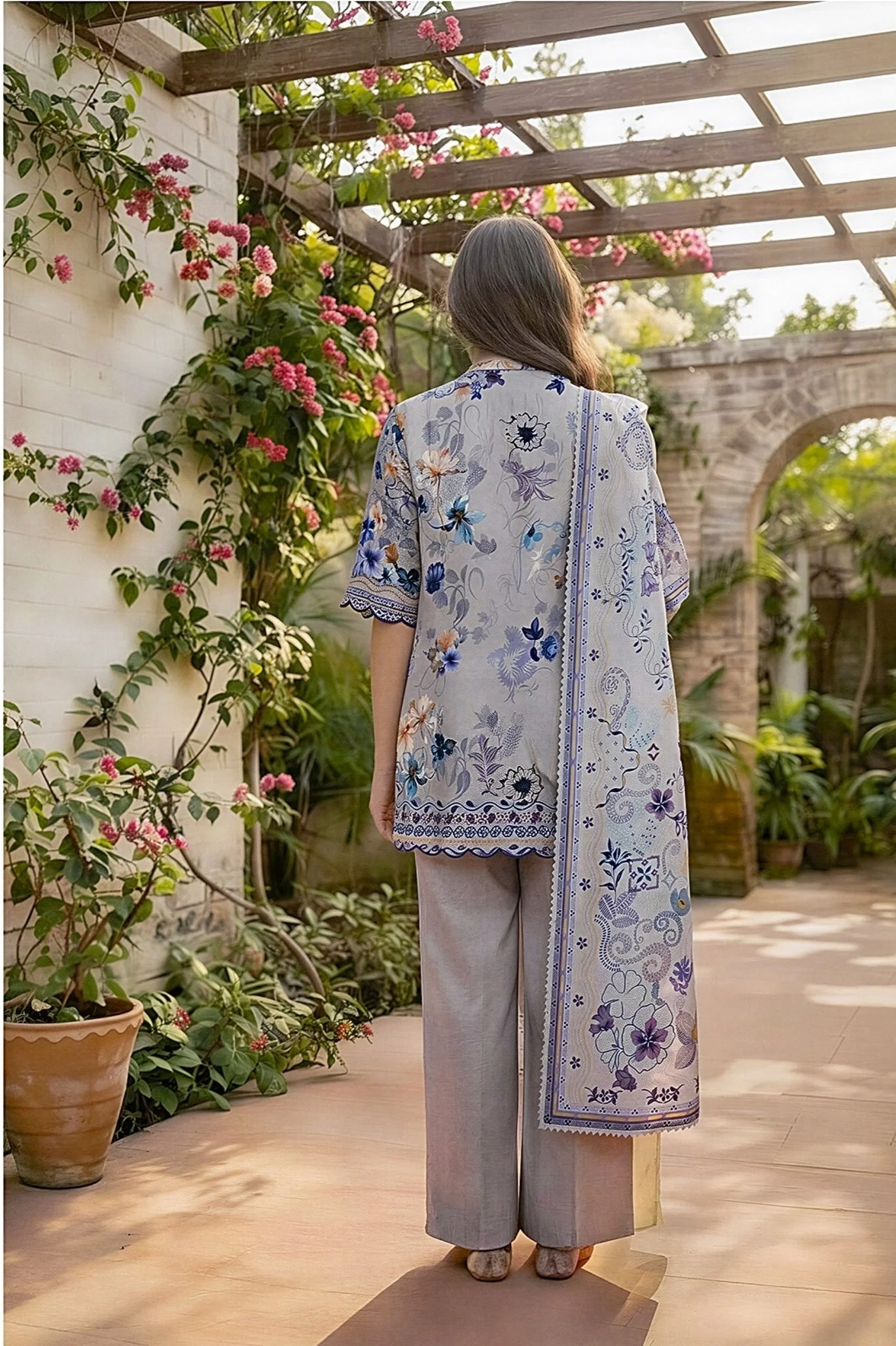 Zync By Florent Digital Printed Lawn 3PC - Image 2